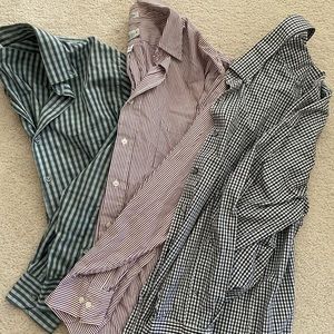 3 Van Heusen Mens button up shirts